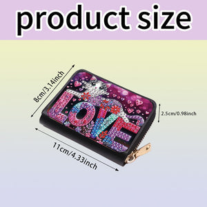 5D DIY Diamond Painting Wallet Diamond Painting Card Holder Coin Purse DIY Craft