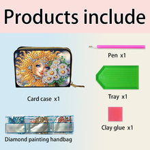 Load image into Gallery viewer, 5D DIY Diamond Painting Wallet Diamond Painting Card Holder Coin Purse DIY Craft
