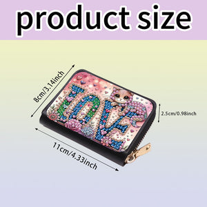 5D DIY Diamond Painting Wallet Diamond Painting Card Holder Coin Purse DIY Craft