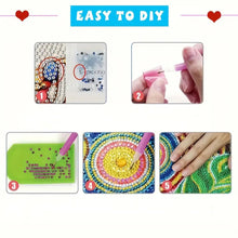 Load image into Gallery viewer, 5D DIY Diamond Painting Wallet Diamond Painting Card Holder Coin Purse DIY Craft
