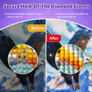 120ml Diamond Painting Sealer with Brushes Diamond Painting Accessories (Black)
