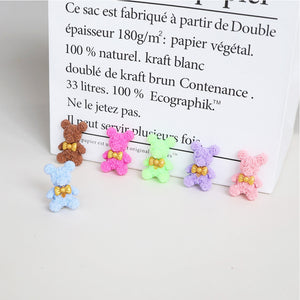 6Pcs Cute Bear Diamond Art Magnetic Cover Holder DIY Diamond Embroidery Locator