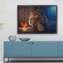 Load image into Gallery viewer, Glowing Tiger-73*55CM  14CT Stamped Cross Stitch (Fairy Brand)
