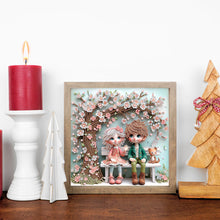 Load image into Gallery viewer, Cute Child 30*30CM(Canvas) Partial Special Shaped Drill Diamond Painting
