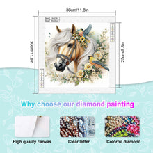 Load image into Gallery viewer, Horse 30*30CM(Canvas) Partial Special Shaped Drill Diamond Painting
