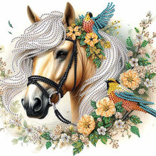 Load image into Gallery viewer, Horse 30*30CM(Canvas) Partial Special Shaped Drill Diamond Painting
