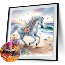 Load image into Gallery viewer, Horse 30*30CM(Canvas) Partial Special Shaped Drill Diamond Painting
