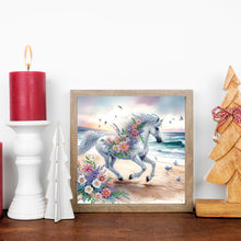 Load image into Gallery viewer, Horse 30*30CM(Canvas) Partial Special Shaped Drill Diamond Painting
