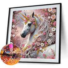 Load image into Gallery viewer, Horse 30*30CM(Canvas) Partial Special Shaped Drill Diamond Painting
