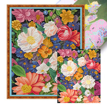 Load image into Gallery viewer, Flowering Flowers II-53*62CM  16CT Stamped Cross Stitch (KS Brand)
