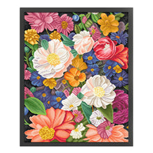Load image into Gallery viewer, Flowering Flowers II-53*62CM  16CT Stamped Cross Stitch (KS Brand)
