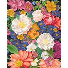 Load image into Gallery viewer, Flowering Flowers II-53*62CM  16CT Stamped Cross Stitch (KS Brand)
