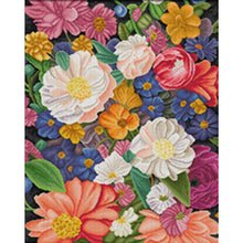 Load image into Gallery viewer, Flowering Flowers II-53*62CM  16CT Stamped Cross Stitch (KS Brand)
