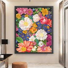 Load image into Gallery viewer, Flowering Flowers II-53*62CM  16CT Stamped Cross Stitch (KS Brand)
