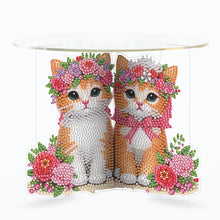 Load image into Gallery viewer, Acrylic Diamond Painting Plant Stand Diamond Art Potted Plant Holder Home Decor

