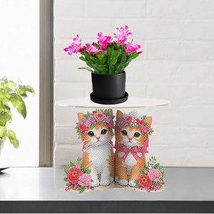 Acrylic Diamond Painting Plant Stand Diamond Art Potted Plant Holder Home Decor