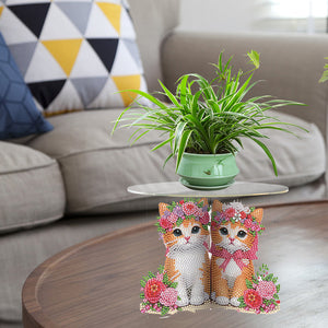 Acrylic Diamond Painting Plant Stand Diamond Art Potted Plant Holder Home Decor