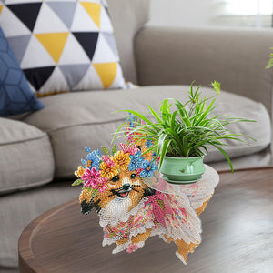 Acrylic Diamond Painting Plant Stand Diamond Art Potted Plant Holder Home Decor