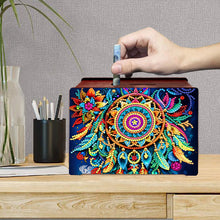 Load image into Gallery viewer, Diamond Painting Piggy Bank Wooden Coin Bank Storage Box for Home Decor and Gift
