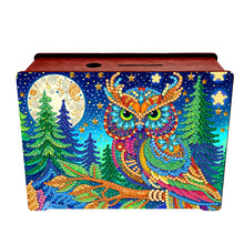 Load image into Gallery viewer, Diamond Painting Piggy Bank Wooden Coin Bank Storage Box for Home Decor and Gift
