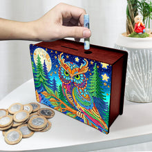 Load image into Gallery viewer, Diamond Painting Piggy Bank Wooden Coin Bank Storage Box for Home Decor and Gift
