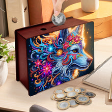 Load image into Gallery viewer, Diamond Painting Piggy Bank Wooden Coin Bank Storage Box for Home Decor and Gift
