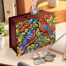 Load image into Gallery viewer, Diamond Painting Piggy Bank Wooden Coin Bank Storage Box for Home Decor and Gift
