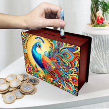 Load image into Gallery viewer, Diamond Painting Piggy Bank Wooden Coin Bank Storage Box for Home Decor and Gift
