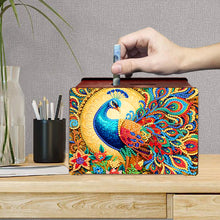 Load image into Gallery viewer, Diamond Painting Piggy Bank Wooden Coin Bank Storage Box for Home Decor and Gift
