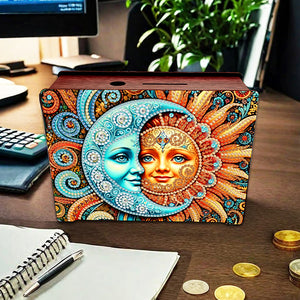 Diamond Painting Piggy Bank Wooden Coin Bank Storage Box for Home Decor and Gift