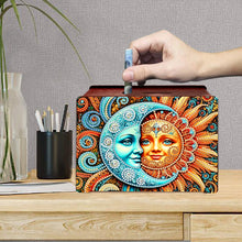 Load image into Gallery viewer, Diamond Painting Piggy Bank Wooden Coin Bank Storage Box for Home Decor and Gift
