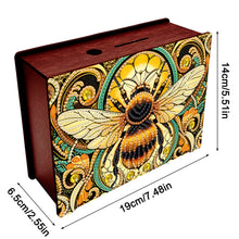 Load image into Gallery viewer, Diamond Painting Piggy Bank Wooden Coin Bank Storage Box for Home Decor and Gift
