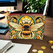 Load image into Gallery viewer, Diamond Painting Piggy Bank Wooden Coin Bank Storage Box for Home Decor and Gift

