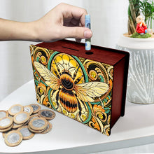 Load image into Gallery viewer, Diamond Painting Piggy Bank Wooden Coin Bank Storage Box for Home Decor and Gift

