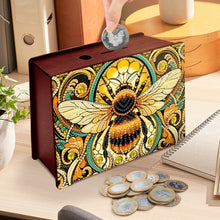 Load image into Gallery viewer, Diamond Painting Piggy Bank Wooden Coin Bank Storage Box for Home Decor and Gift

