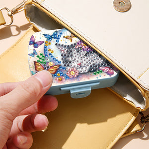 5D DIY Diamond Painting Dot Pill Case Diamond Art Pill Storage Box for Art Craft