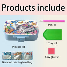 Load image into Gallery viewer, 5D DIY Diamond Painting Dot Pill Case Diamond Art Pill Storage Box for Art Craft
