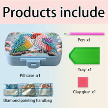 Load image into Gallery viewer, 5D DIY Diamond Painting Dot Pill Case Diamond Art Pill Storage Box for Art Craft
