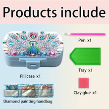 Load image into Gallery viewer, 5D DIY Diamond Painting Dot Pill Case Diamond Art Pill Storage Box for Art Craft
