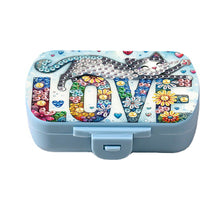 Load image into Gallery viewer, 5D DIY Diamond Painting Dot Pill Case Diamond Art Pill Storage Box for Art Craft
