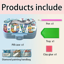 Load image into Gallery viewer, 5D DIY Diamond Painting Dot Pill Case Diamond Art Pill Storage Box for Art Craft
