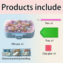 Load image into Gallery viewer, 5D DIY Diamond Painting Dot Pill Case Diamond Art Pill Storage Box for Art Craft
