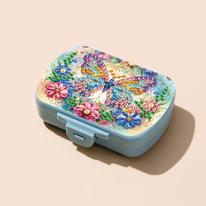 5D DIY Diamond Painting Dot Pill Case Diamond Art Pill Storage Box for Art Craft