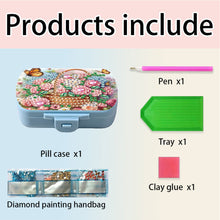 Load image into Gallery viewer, 5D DIY Diamond Painting Dot Pill Case Diamond Art Pill Storage Box for Art Craft
