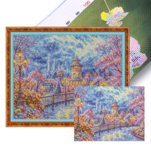 Load image into Gallery viewer, Scenic Castle-120*95CM  14CT Stamped Cross Stitch (Fairy Brand)
