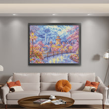 Load image into Gallery viewer, Scenic Castle-120*95CM  14CT Stamped Cross Stitch (Fairy Brand)
