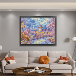 Scenic Castle-120*95CM  14CT Stamped Cross Stitch (Fairy Brand)