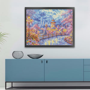 Scenic Castle-120*95CM  14CT Stamped Cross Stitch (Fairy Brand)