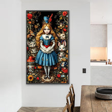 Load image into Gallery viewer, Alice Girl 40*70CM(Canvas) Full Round Drill Diamond Painting
