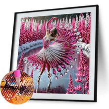 Load image into Gallery viewer, Girl Dancing On Ice 30*30CM(Canvas) Partial Special Shaped Drill Diamond Painting
